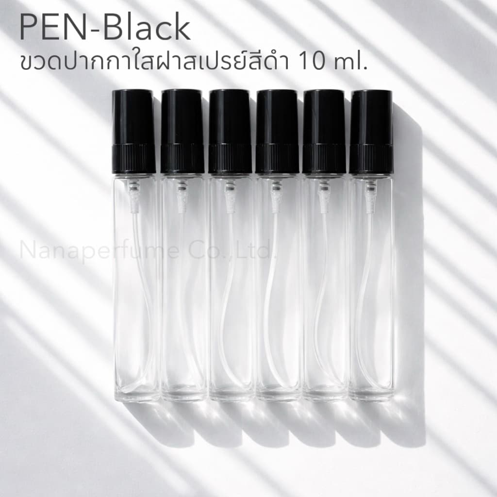 ขวดเสปร์ยปากกาใสฝาสีขนาด 10 ML ราคาต่อโหล รูปที่ 3