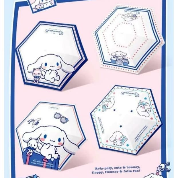 ร่มกางมือ แบบ 5 ตอน Sanrio สินค้าลิขสิทธิ์แท้ มีเคลือบกัน UV กันแดดกันฝน ขนาดเล็ก น้ำหนักเบา ราคา 329 บาท รูปที่ 7