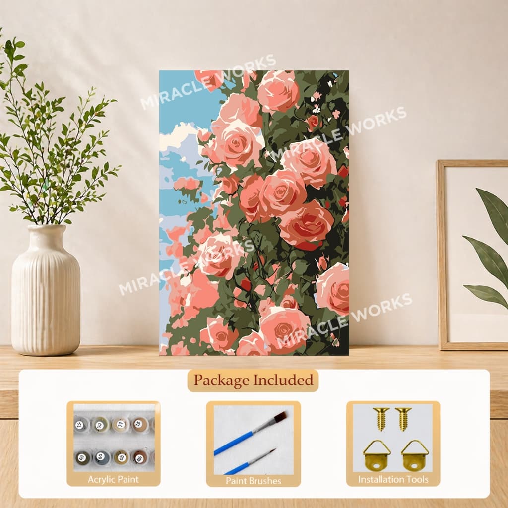 MW ขาตั้งไม้ สำหรับวาดรูป วางกรอบรูป วางแท็บเล็ต Wooden Easel 18*24/20*30 cm Pearl Painting DIY พร้อมกรอบ ภาพวาดปักเพชร รูปที่ 8