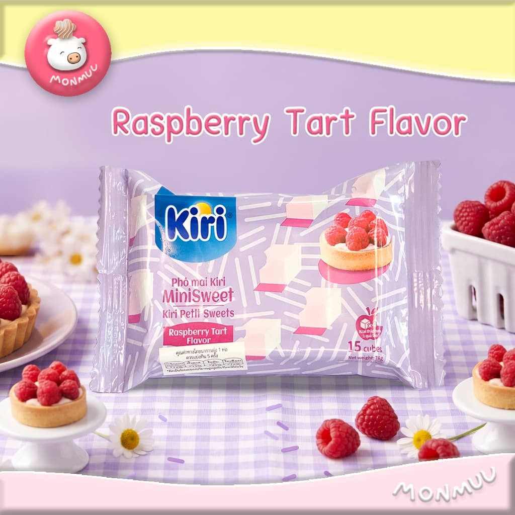 Kiri Petit Sweets ชีส รสเลมอนทาร์ต ราสป์เบอร์รี่ทาร์ต และ สตรอว์เบอร์รี่เฟรเซอร์ ขนาด 78ก. ขนมนำเข้า รูปที่ 4