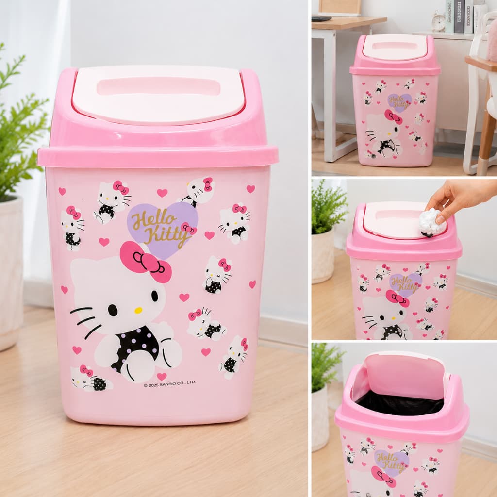 ถังขยะฝาปิด Sanrio ย351 -355 รูปที่ 4