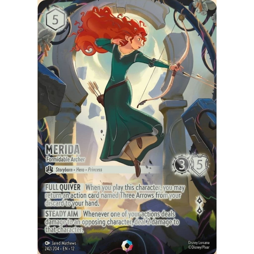 ย560ซองสุ่มการ์ด Disney Lorcana TCG Set12 Wilds Unknown Booster Box ดีสนีย์ลอร์คานา Pixar ของแท้ รูปที่ 4