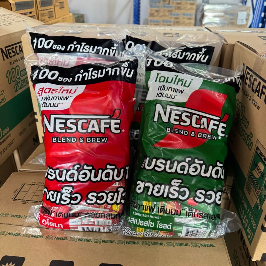 กาแฟสำเร็จรูป 3in1 เนสกาแฟ 100 ซอง หอมกรุ่น รสชาติเข้มข้น รูปที่ 2