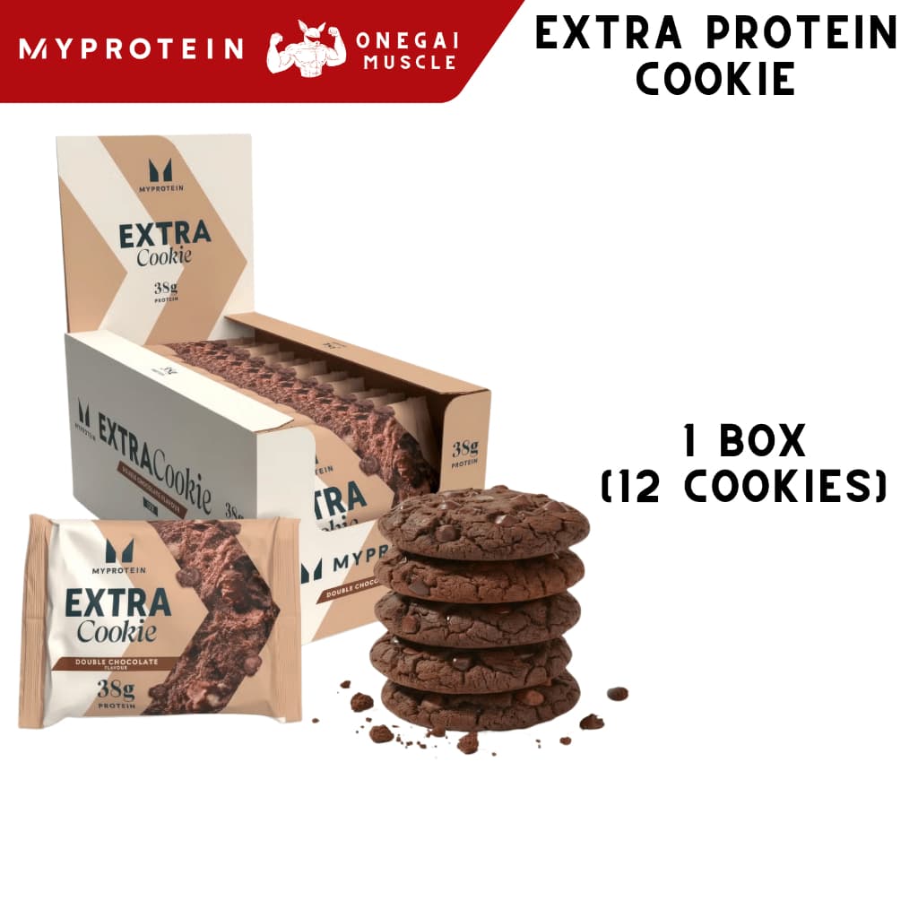 Myprotein Extra Protein Cookie 1 box , myprotein, Protein bar, โปรตีนบาร์ รูปที่ 1