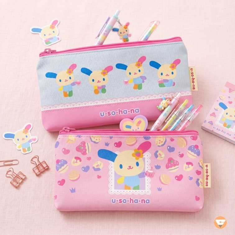 กระเป๋าดินสอ Sanrio ลาย usahana ลิขสิทธ์แท้ รุ่น UST01 03 06 อุซาฮานะ กล่องดินสอ 1 ใบ รูปที่ 5