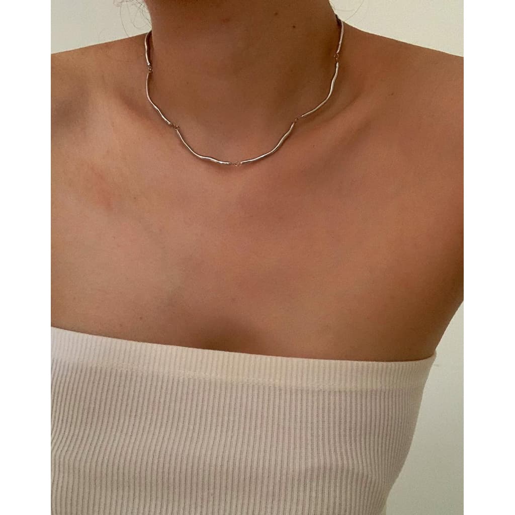 สร้อยสเตนเลสสตีล water proof กันน้ำ HER OBJECTIVE_HER RILEY NECKLACE รูปที่ 2
