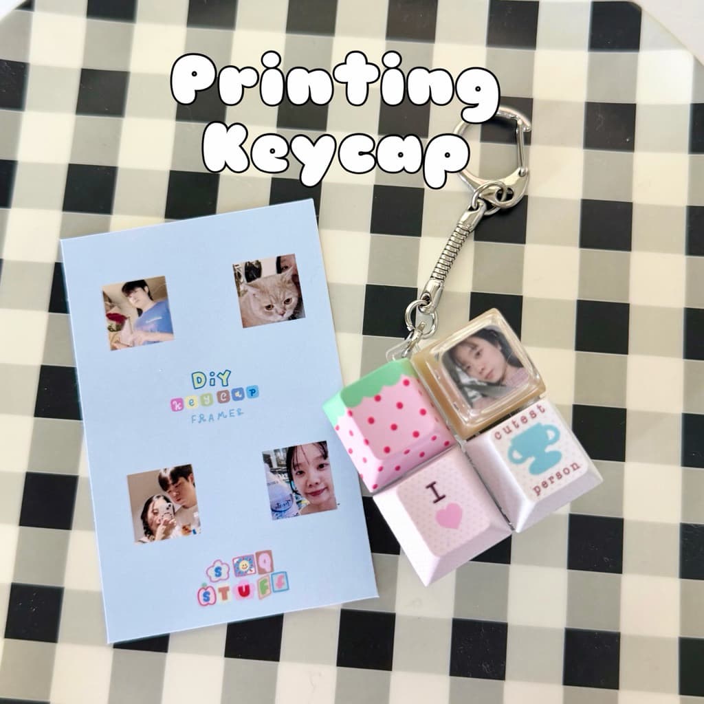 บริการปริ้นรูปสำหรับคีย์แคป(ได้แค่รูป)💕ส่งภาพทั้งหมด4ภาพในแชท
