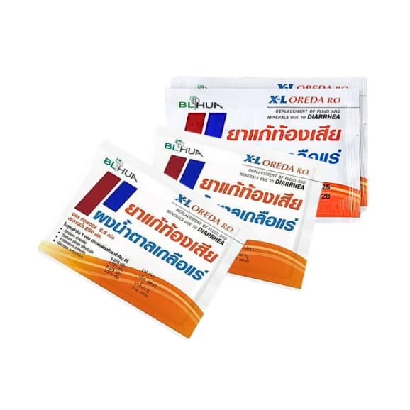 X-L Oreda ORS ผงน้ำตาลเกลือแร่ 5.5 กรัม 1 ซอง แก้ท้องเสีย ซองใหญ่ XL Oreda รูปที่ 3