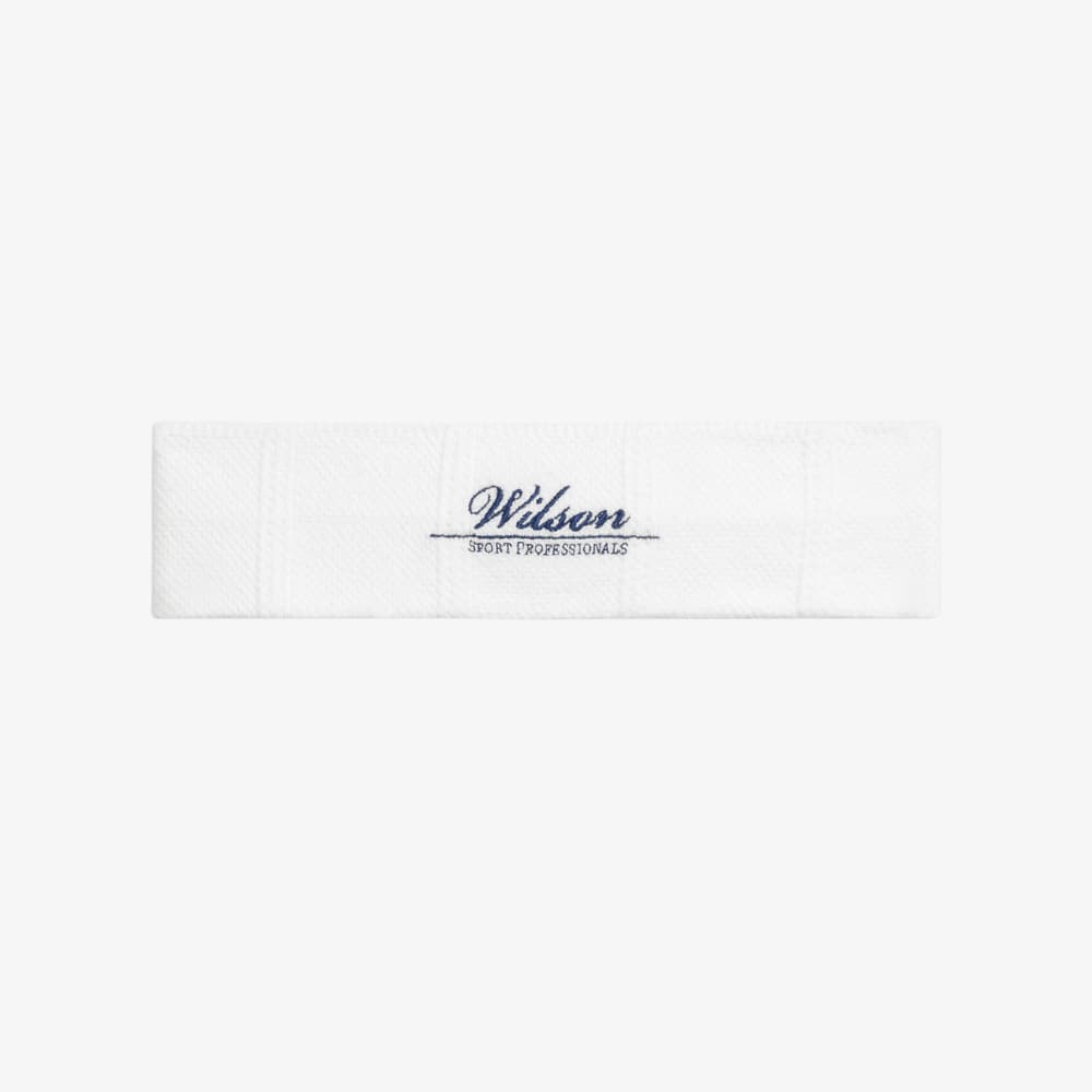 Wilson Unisex Terry Logo Jacquard Headband WA00022W001001 Official Store รูปที่ 5
