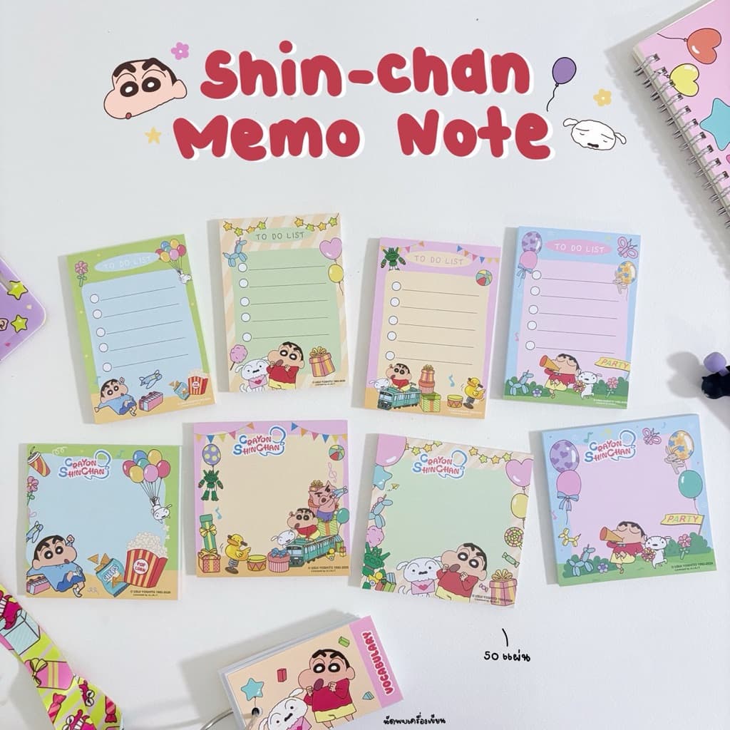 Crayon Shinchan memo Note ชินจัง กระดาษโน้ต รูปที่ 1
