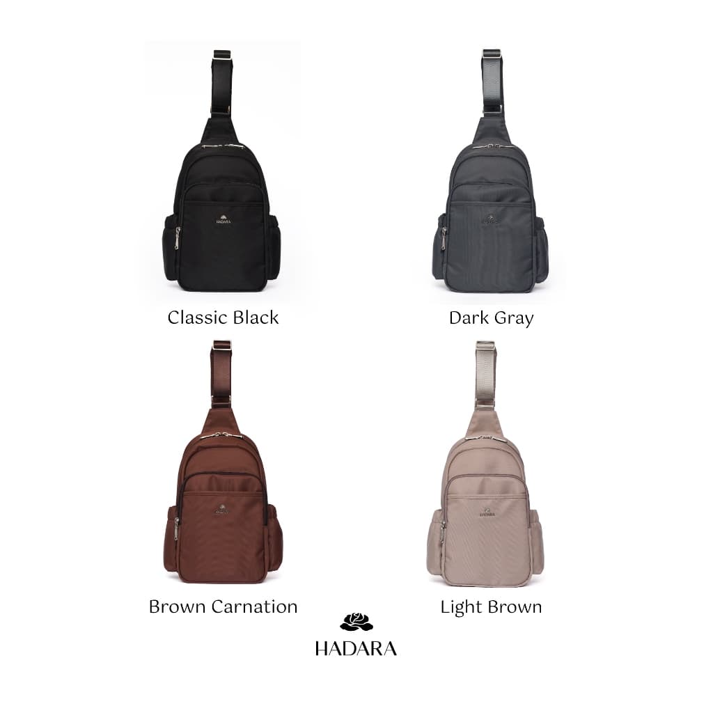 Hadara The Iris No.1 กระเป๋าคาดอกอกไซส์ S ใบนี้ ใส่ iPad Mini ได้สบาย ทนทาน กันน้ำ 80% รูปที่ 8