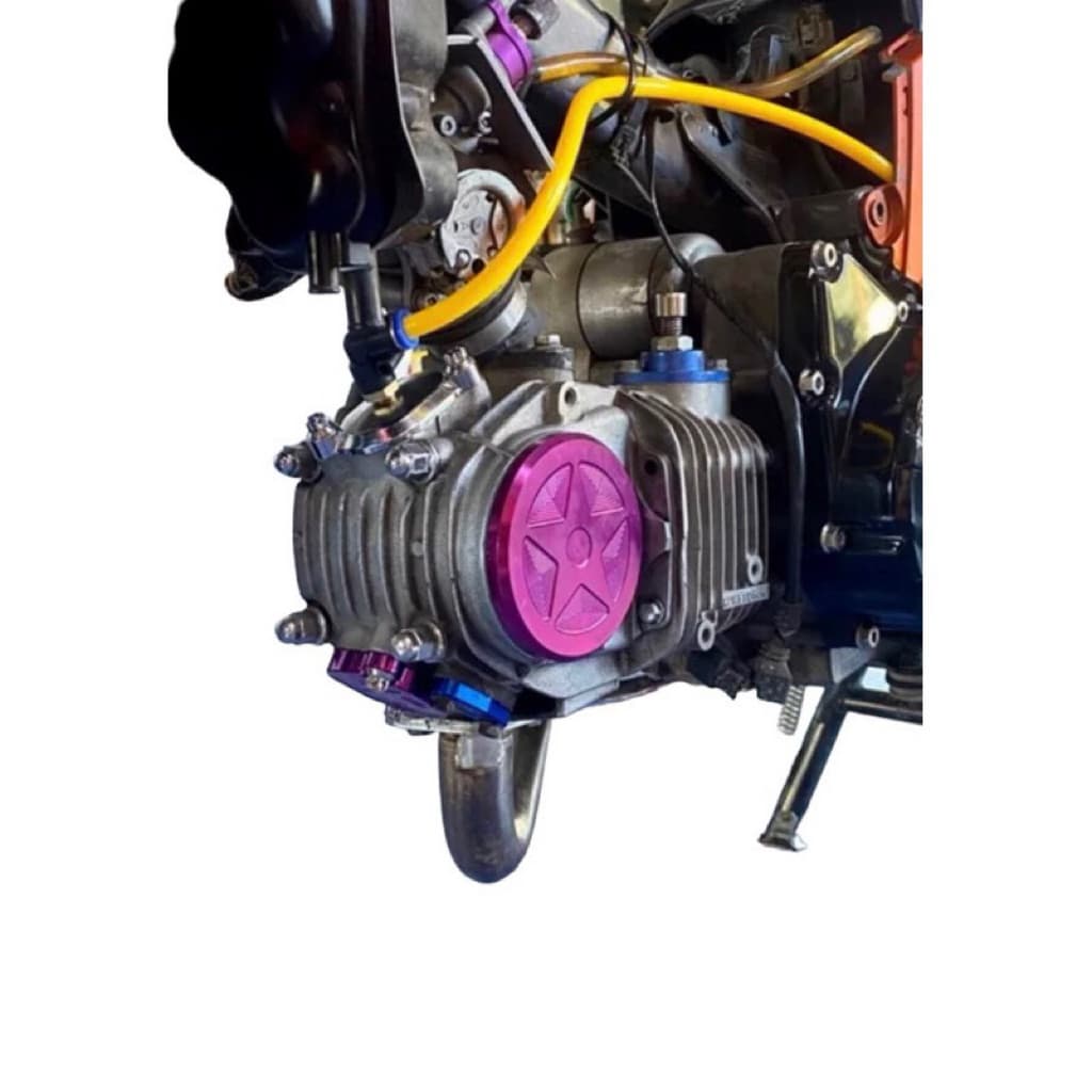 งานกัดลายสวยๆ แถมโอริงทุกชิ้น ฝาวาล์ว ฝาแคม CNC W125S R i มิเนียม ไดร์สี เวฟ125 มั้งกี้ 2วาว คุณภาพสูง ทนทาน รูปที่ 3