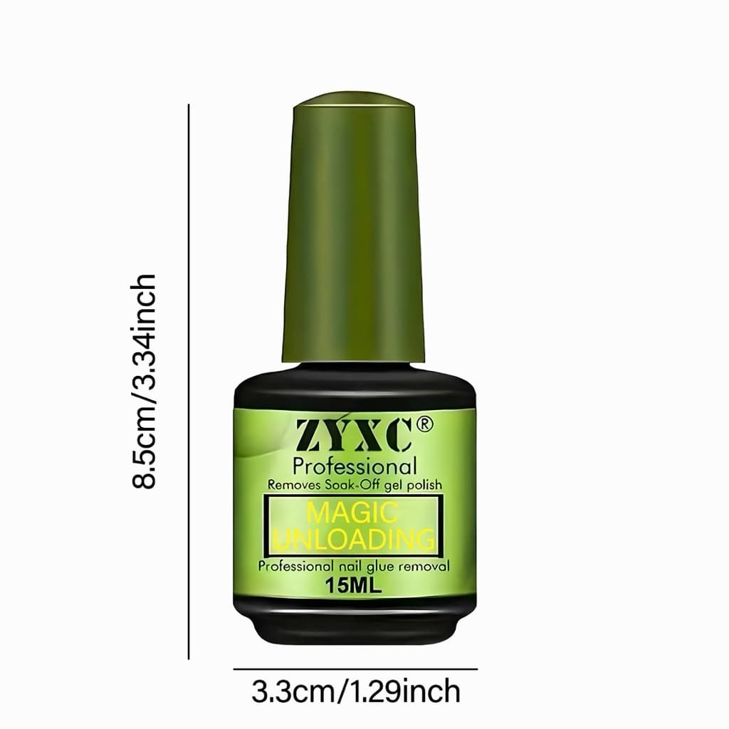 ระเบิดสีเจล ZUXC แบบทา ขนาด15ml. ล้างง่าย หน้าเล็บไม่เสีย น้ำยาล้างสีเจล น้ำยาระเบิดสีเจล Magicgelremover รูปที่ 2