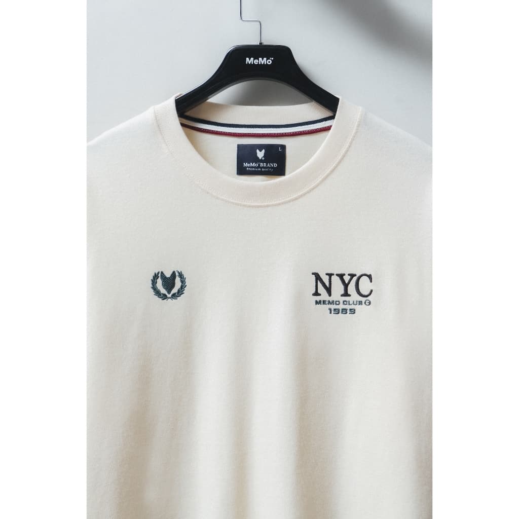 MeMo™ | NEW | Dual Crest งานปักนูน + twill ผ้า Supersoft แขนสั้น ทรง Unisex รูปที่ 2