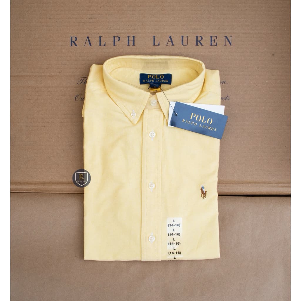 Ralph Lauren cotton oxford shirt รูปที่ 8