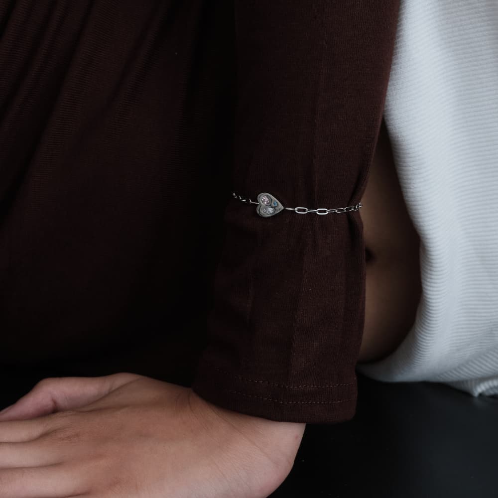 Bemet Love loop bracelet กำไลสแตนเลส รูปที่ 5