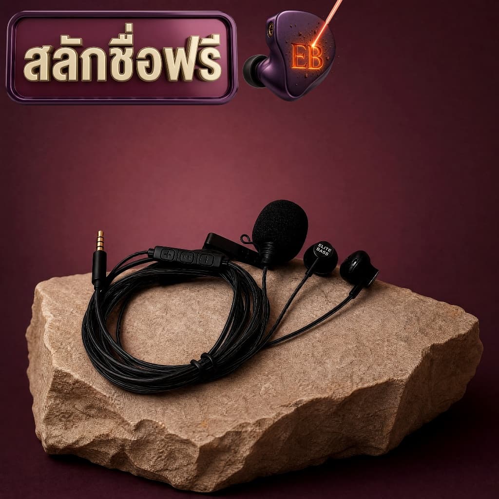 หูฟัง Earbud มะยม Extreme เบสทรงพลัง เสียงใส - Elite BASS 3.5 MM รูปที่ 7