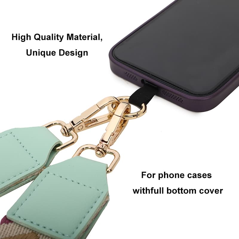 SUPHIAR Phone Strap with Zippered Pouch สายคล้องโทรศัพท์กว้างพร้อมกระเป๋าใส่เหรียญแบบสะพายข้าง รูปที่ 5