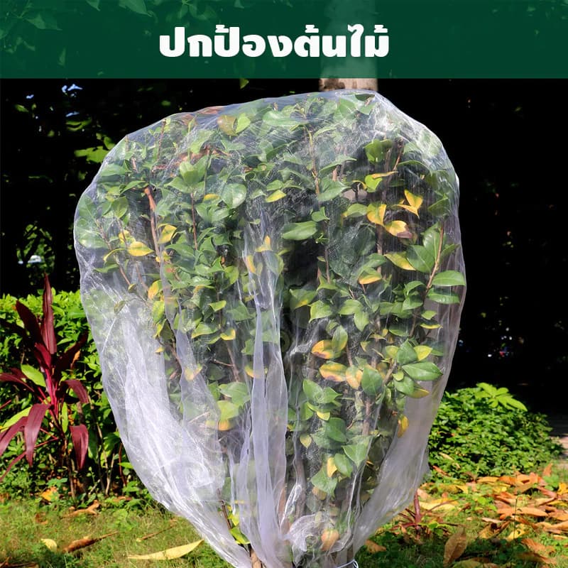 มุ้งขาวกันแมลง มุ้งขาว มุ้งขาวโรงเรือน 32ตา/40ตา/60ตา มุ้งกันแมลงผัก ตาข่ายกันแมลง มุ้งโรงเรือน กันแมลง มุ้งปลูกผัก รูปที่ 9
