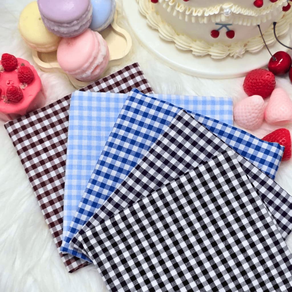 ผ้า Cotton Oxford ลายสก็อตกลาง T2 รูปที่ 3