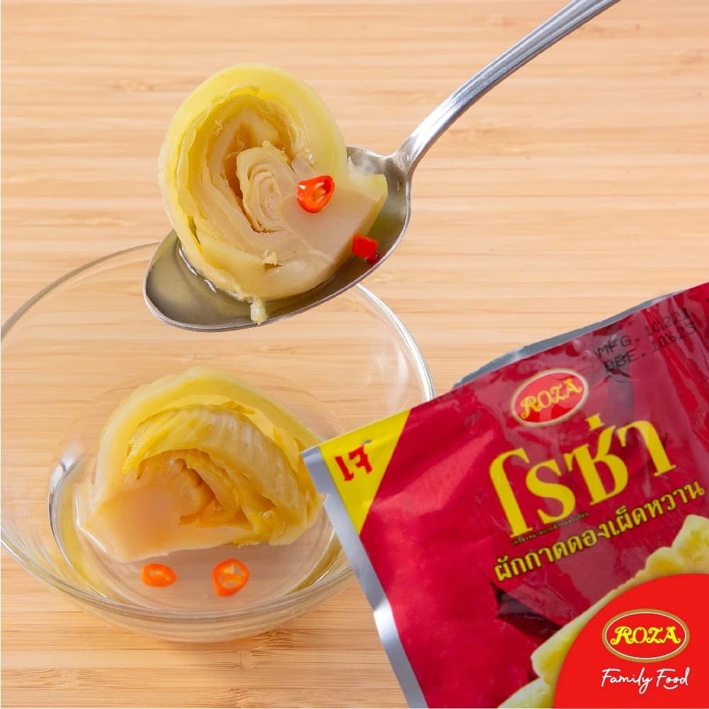โรซ่า เจ ผักกาดดอง พร้อมทาน ขนาด 145 กรัม Roza Pickled Mustard 145 g. รูปที่ 6