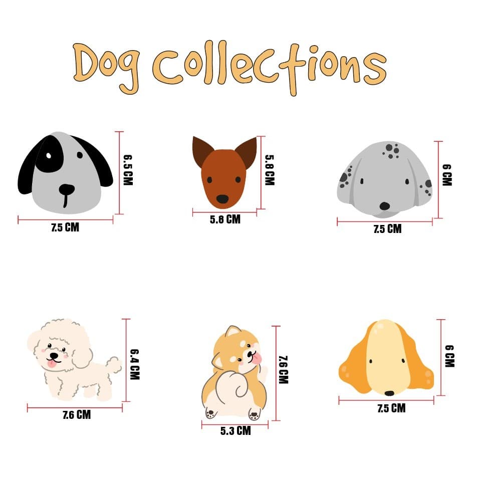 ตัวรีด ติดเสื้อ น้องหมาน่ารัก 1 Dog Collections รูปที่ 1