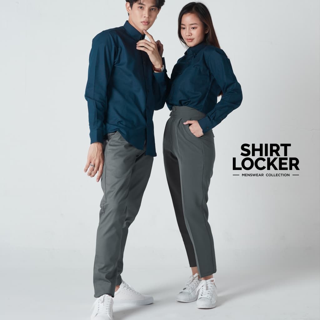 SHIRT LOCKER เสื้อเชิ้ตแขนยาว ทรงสลิม มีหน้าร้าน ตรงปก เนื้อผ้า Oxford สีไม่ตก ผ้าไม่หด รูปที่ 7