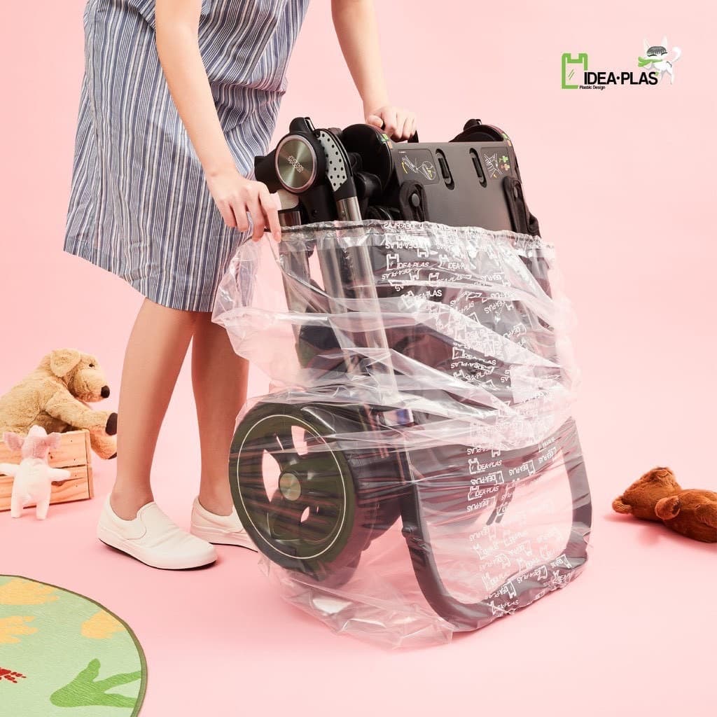 ถุงเก็บรถเข็นเด็ก ป้องกันฝุ่น ขนาด 58 Cm x 125 Cm รูปที่ 3