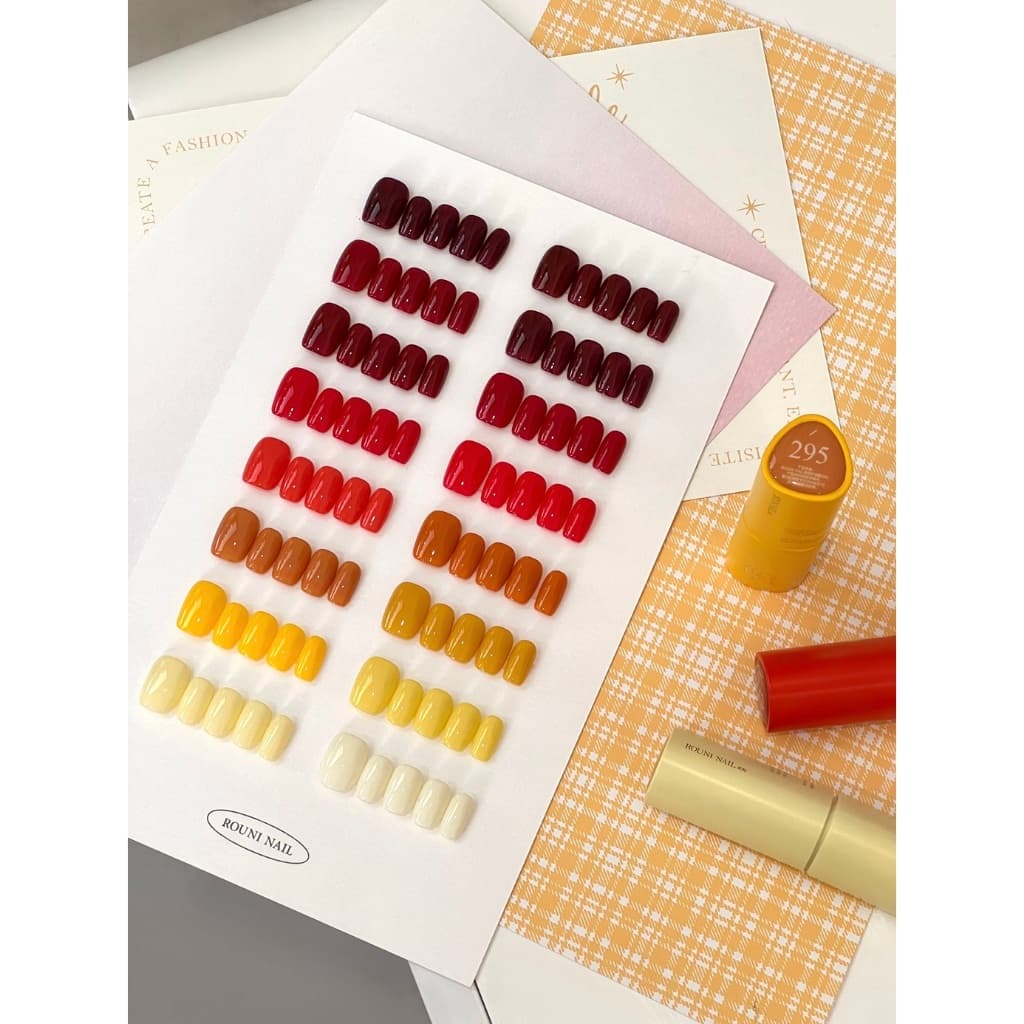 สีเจล Rouni nail แยกขวด ขนาดบรรจุ 15ML รูปที่ 5