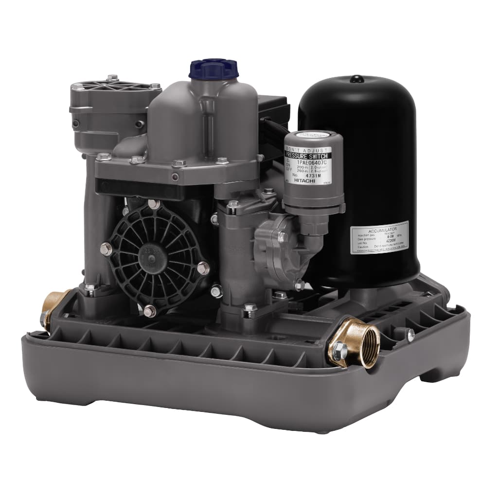 Hitachi ฮิตาชิ ปั๊มน้ำอัตโนมัติถังเหลี่ยมชนิดแรงดันคงที่ 150-350 วัตต์ Shallow Well - Compact WM-P รุ่น GX3CGO รูปที่ 9