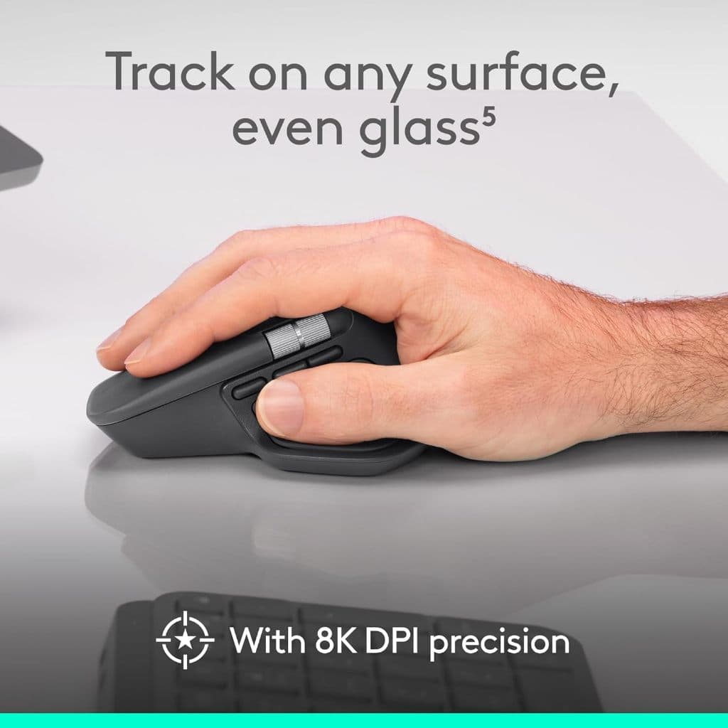 ขายดี เมาส์ไร้สายLogitech MX Master 4 Ergonomic Wireless Mouse รูปที่ 7