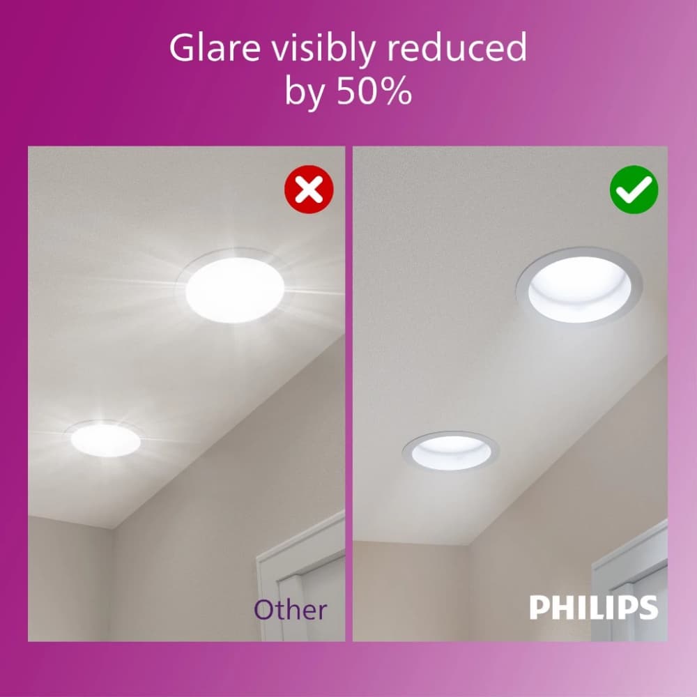 Philips Meson comfort โคมไฟฝังฝ้า Led 24W 21W 17W 13W 9W 7W 5.5W 3000K/4000K/6500K Downlight รูปที่ 4