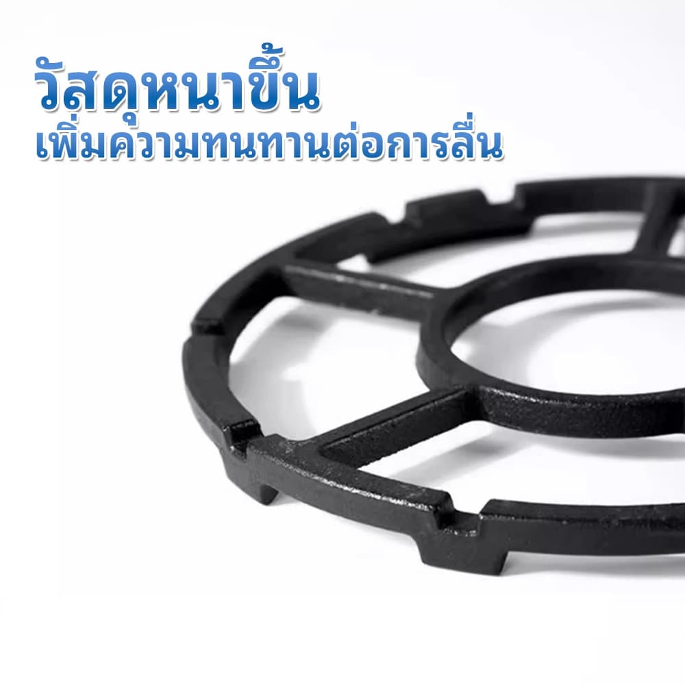 ขารองเตาแก๊ส ขาตั้งหม้อ ชั้นวางเสริมเตาแก๊ส ทนความร้อนสูง กันลื่น วางภาชนะขนาดเล็ก ใส่ได้หลายรุ่น ใช้ได้กับเตาทุกแบบ รูปที่ 8