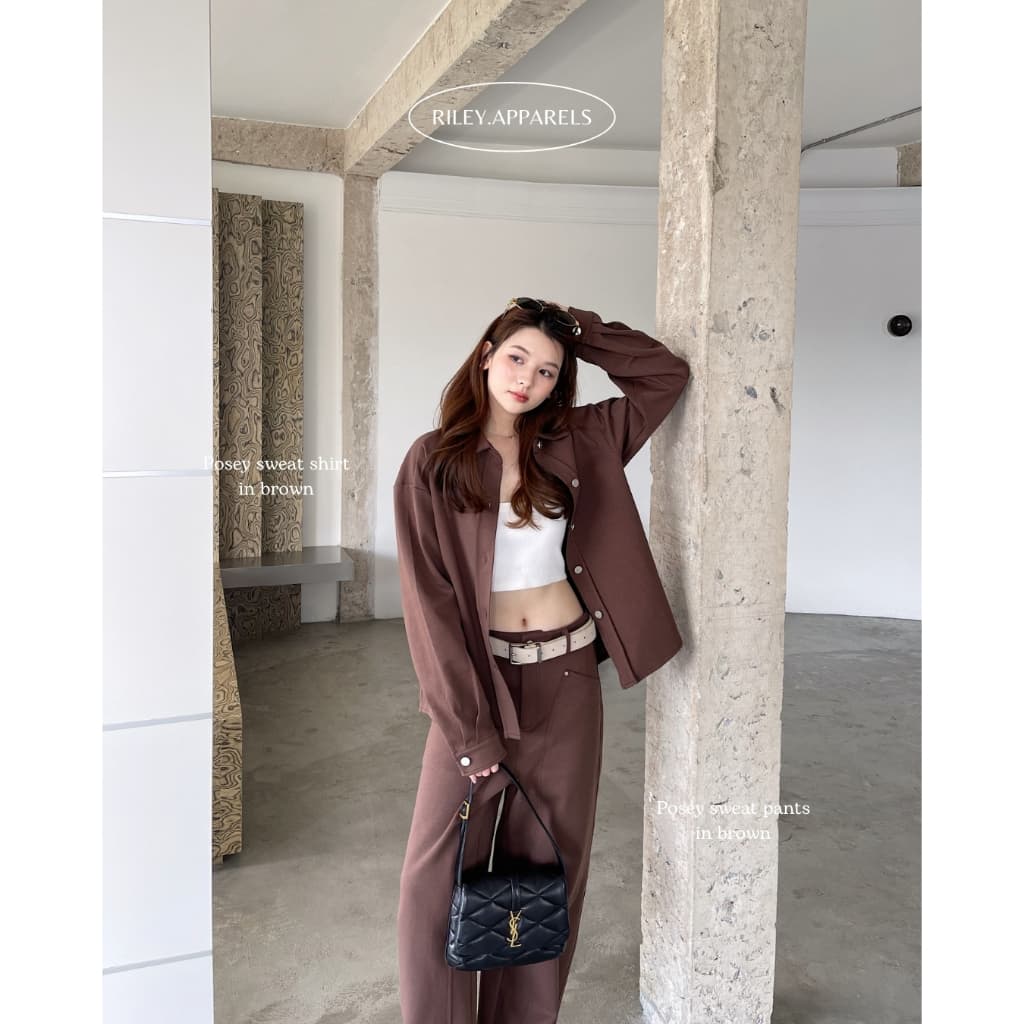 Riley.apparels - Posey sweat pants 9144 รูปที่ 4