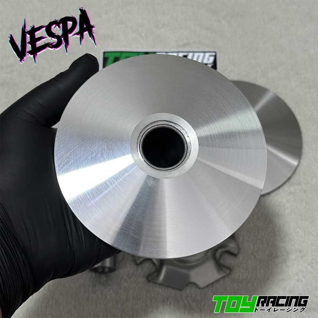ชามแต่งซิ่งขูดร่องปรับองศาครบเซ็ทพร้อมซิ่ง ต้นจัดปลายไหล Vespa Sprint / Primavera / GTS / S125/LX125 ชามแท้ PCX รูปที่ 2