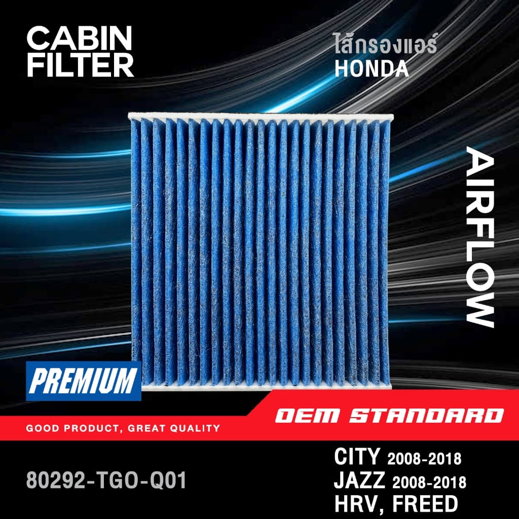 SALE กรองแอร์ HONDA CITY JAZZ HRV CIVIC FC FK FE FREED BRIO CRV BRV ฮอนด้า #TGO รูปที่ 1