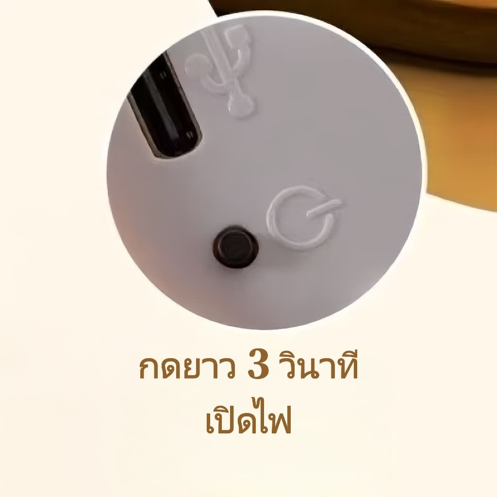 โคมไฟนอนเด็กรูปเป็ดน่ารัก ซิลิโคนนุ่ม ชาร์จไฟ USB เซ็นเซอร์สัมผัส รูปที่ 4