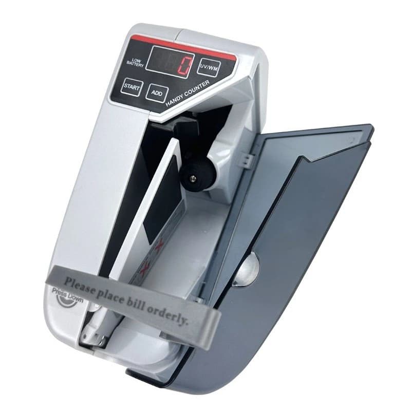 เครื่องนับเงิน ขนาดเล็กแบบพกพา แบบพกพตรวจแบงค์ปลอมได้ Mini Bill Cash Money Currency Counters Machine รูปที่ 9