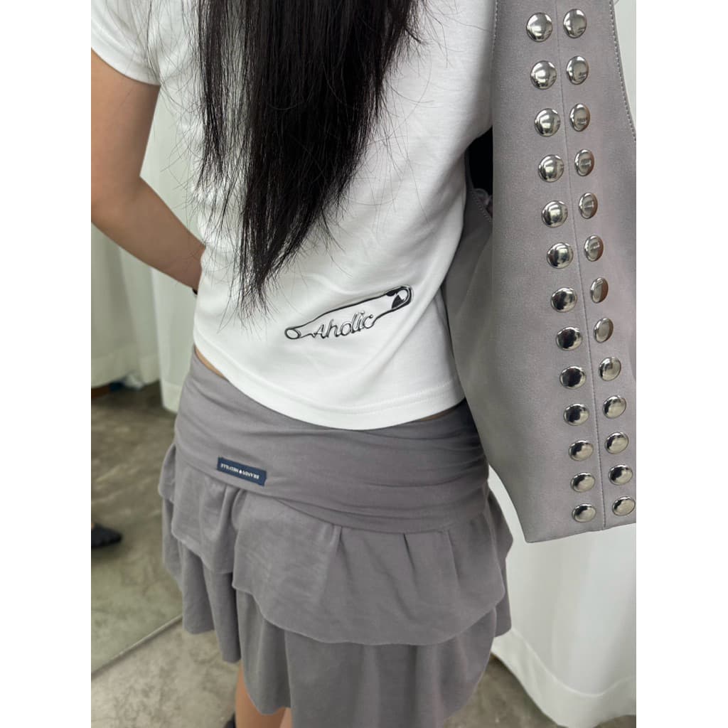 AHOLICBKK | เสื้อทรง BABY TEE TAGGED for Style รูปที่ 6