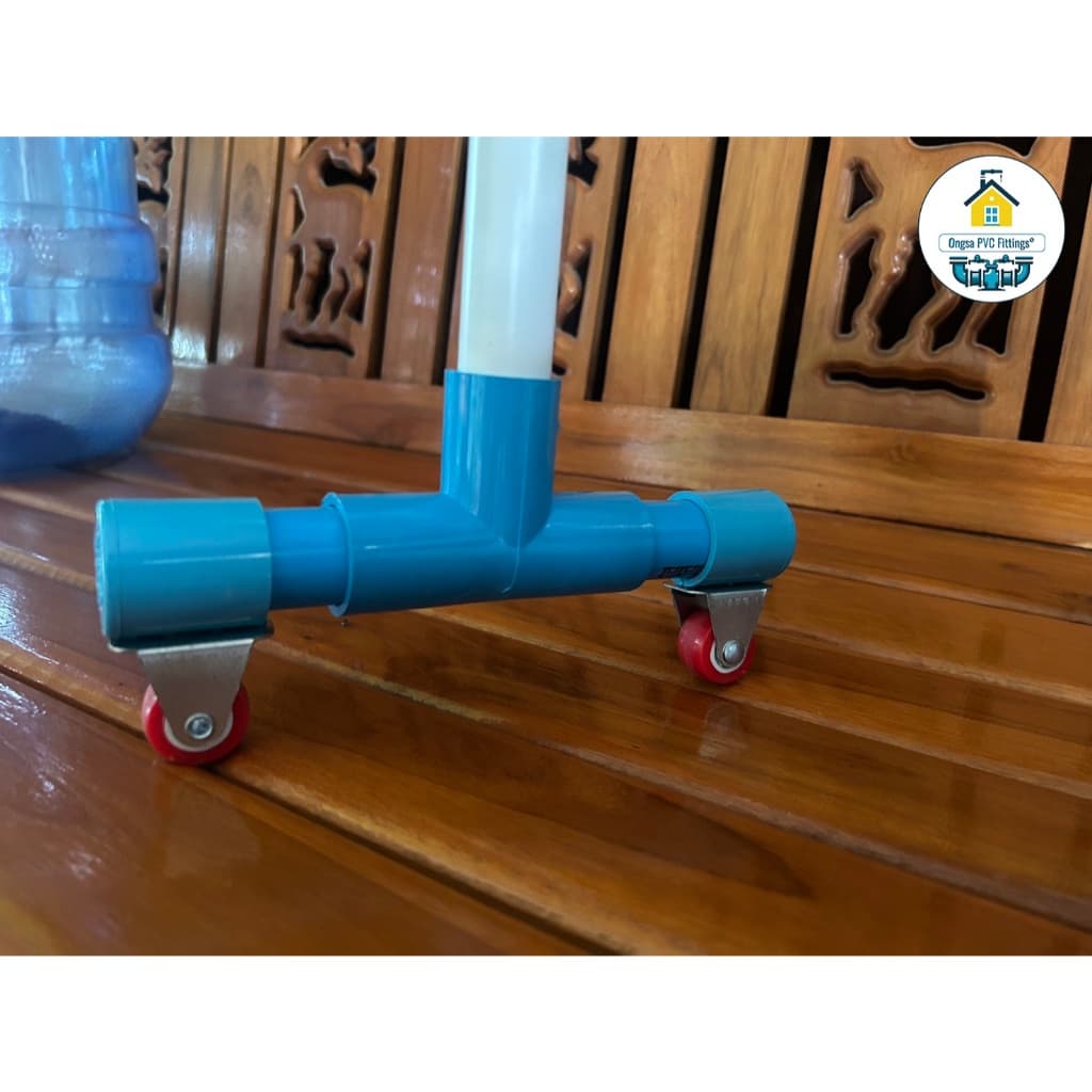 กระแตเวียนหัดเดินเด็ก-ฝาสีน้ำเงิน ที่หัดเดินเด็ก ฝึกยืนท่อ PVC ฝึกเดินตั้งแต่ก้าวแรก รูปที่ 4