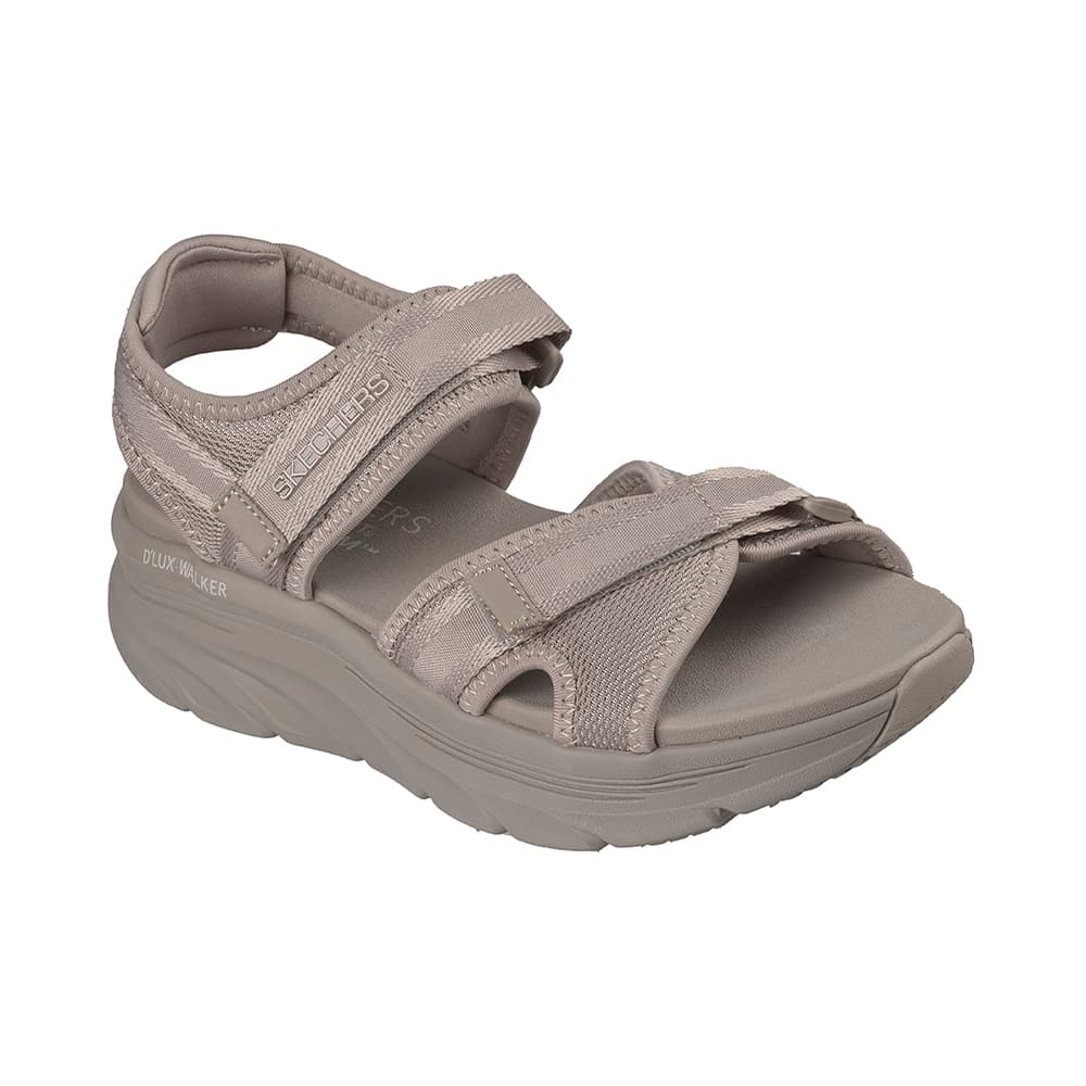 Skechers สเก็ตเชอร์ส รองเท้าแตะผู้หญิง Women Sport Comfort Sandal D'Lux Walker Sandal Shoes - 163585-TPE รูปที่ 3