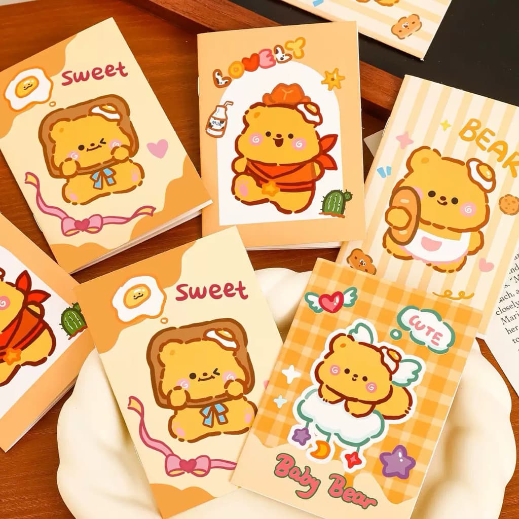 สมุดโน๊ต สวยตรงปก การ์ตูนน่ารัก kawaii สมุดโน้ตบันทึกเล่มเล็ก Mini 12x8.5 สมุดโน๊ตน่ารัก ปัจฉิม ของแจก ปีใหม่ รูปที่ 6
