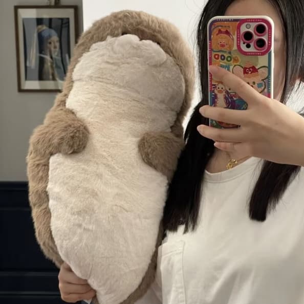 หมอนกอดลูกแมวน้ำ 3 ไซส์ 35/60/80cm น่ารักปังๆ เนื้อผ้านุ่มฮุ้ง หมอนกอดยาว ตัวใหญ่ฟูเวอร์ ให้น้องกอดทุกคืน รูปที่ 6