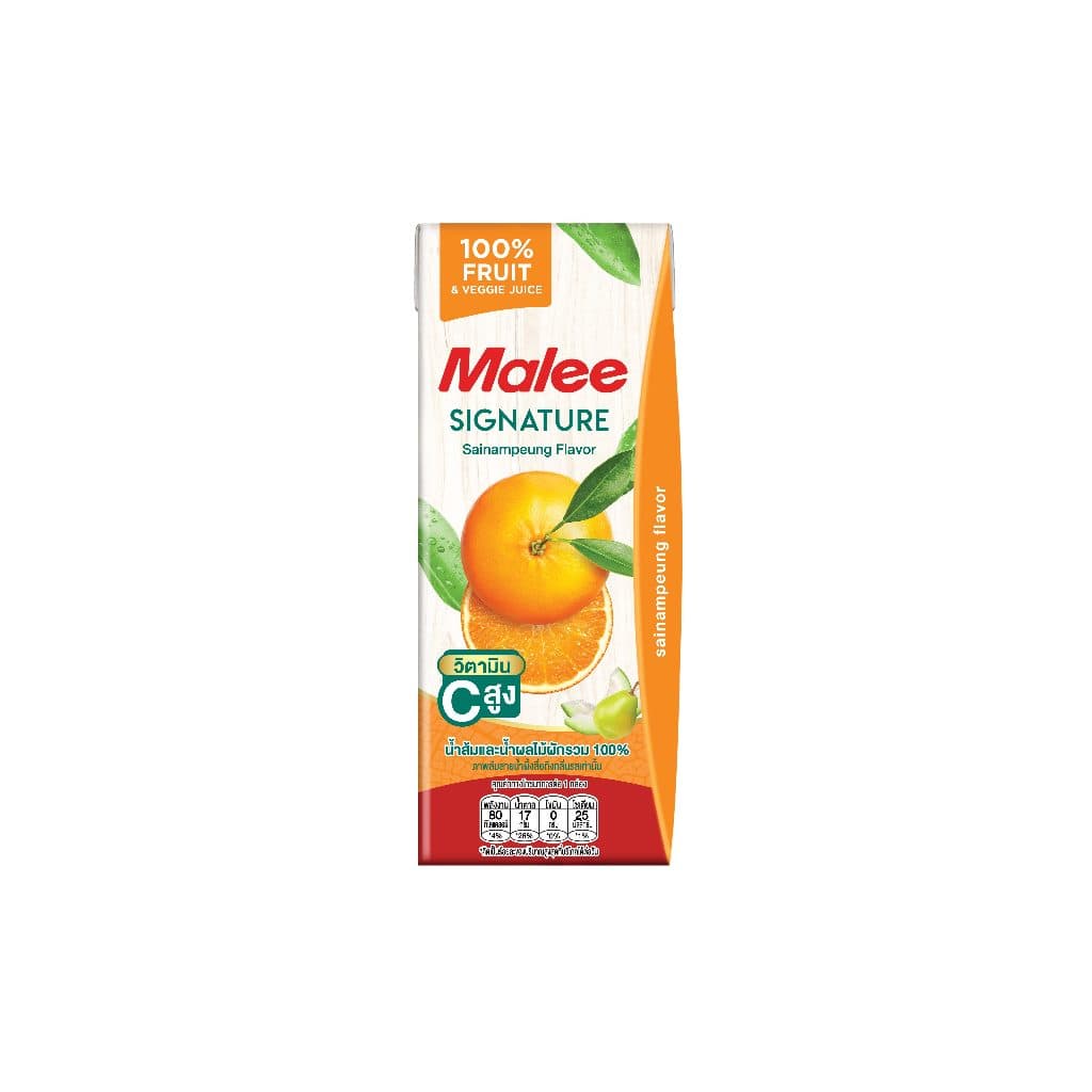 ใหม่!!! มาลี ซิกเนเจอร์ น้ำส้มสายน้ำผึ้ง 200ml รูปที่ 2