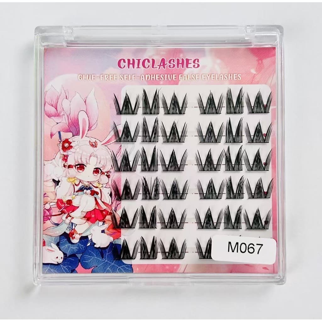 ราคาส่งจากโรงงานโดยตรงขนตาปลอม Chiclashes ธรรมชาติ เส้นเล็ก เบาสบาย ขนตาปลอมแบบไม่มีกาว ใส่ทำงานไปเรียนได้ รูปที่ 9