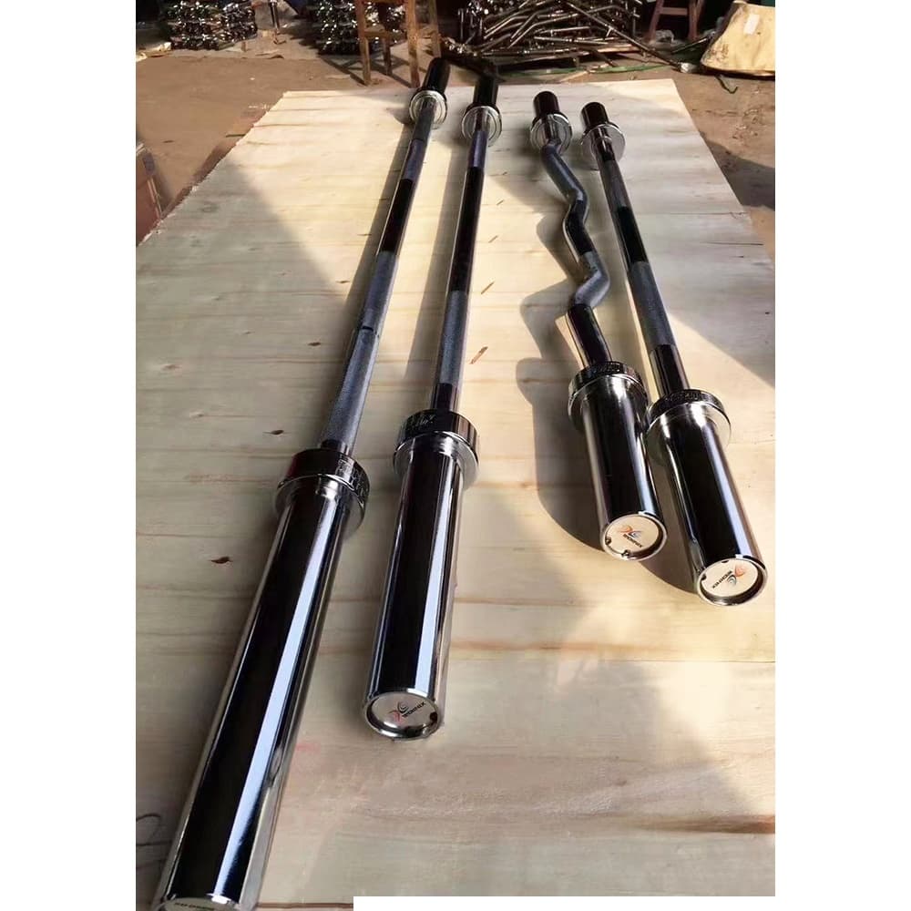 ส่งจากในประเทศบาร์เบล บาร์โอลิมปิค HEX Bar 56/71นิ้ว บาร์ตรง แกนบาร์เบล รุ่นMAX LOAD 600KG 150/180CM t รูปที่ 8