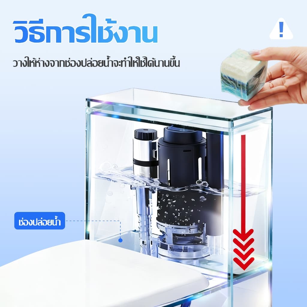 JASMEEN ​​บล็อกห้องน้ำสะอาด ก้อนใหญ่ทนแรงกด 1000 ครั้ง ไมละลายเร็ว กลิ่นองุ่น ดอกไฮยาซินธ์ ใช้งานได้นาน 3 เดือน รูปที่ 9
