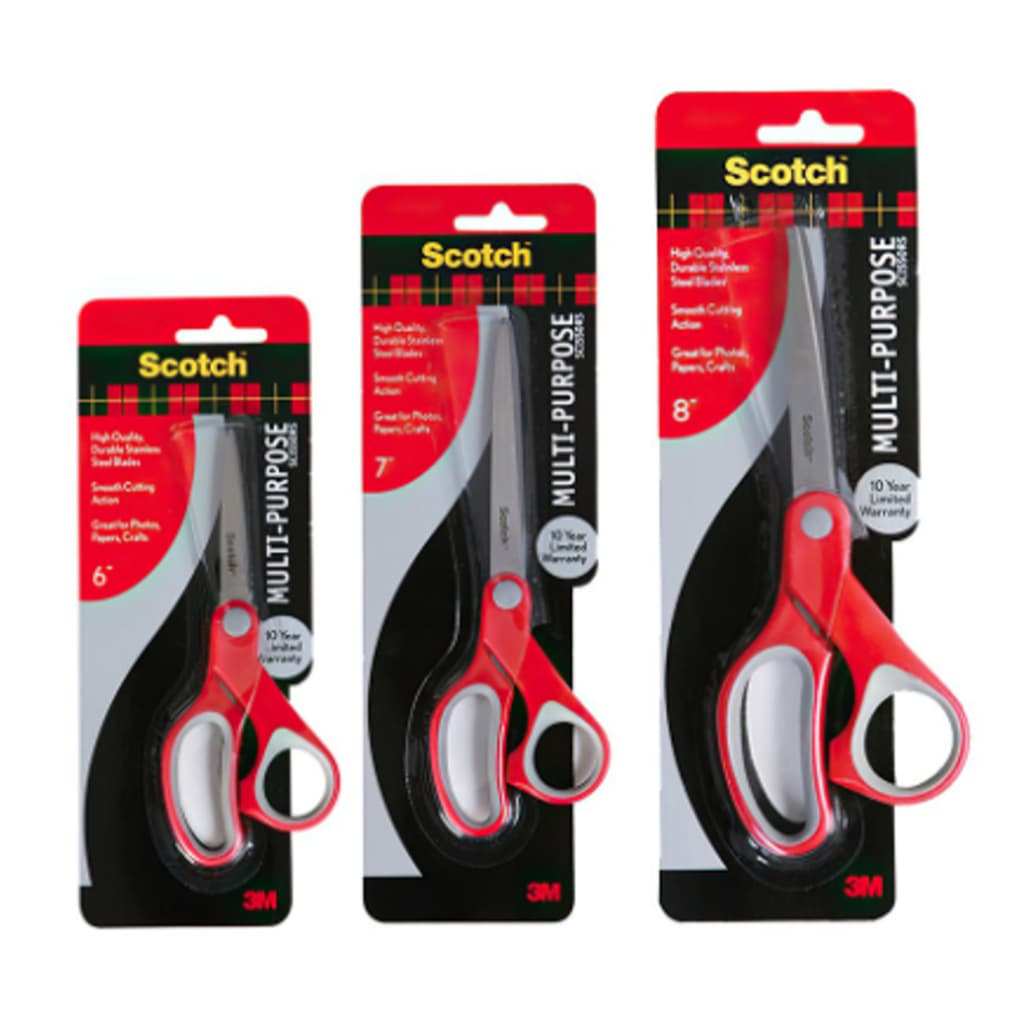 กรรไกร 3M Scotch รุ่น MULTI PURPOSE ขนาด 6" , 7" , 8" รูปที่ 1