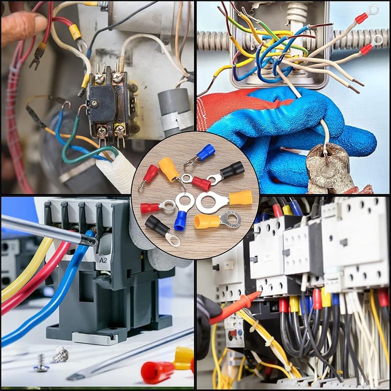 ขั้วต่อสายไฟ หางปลา หางปลาต่อสายไฟ หุ้มฉนวน PVC 15รูปแบบ รูปที่ 9