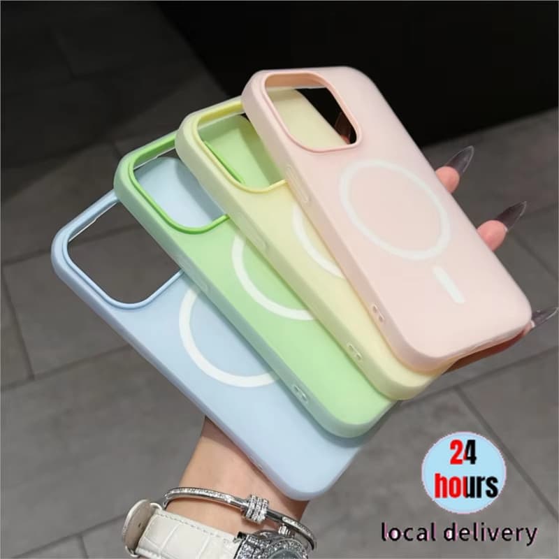 Magnetic 2 in 1 เคสโทรศัพท์มือถือ For Samsung A07 A17 A56 A55 A36 A26 A16 A06 A05S A53 A54 S26 Ultra S25 S24 FE เยลลี่ รูปที่ 6